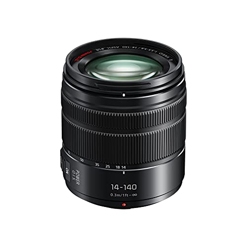 Objetiva PANASONIC Lumix G Vario 14-140mm F3.5-5.6 II ASPH Panasonic - Lentes de câmera - objetiva, panasonic lumix g vario, 14-140mm f3.5-5.6 ii asph, telephoto zoom lens, estabilizador de imagens