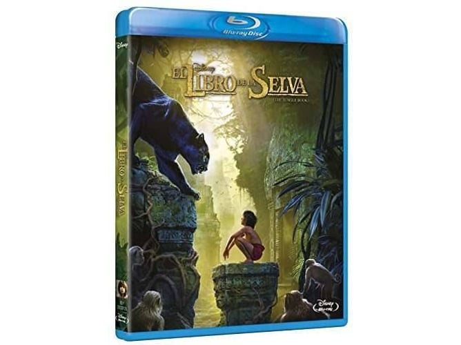 The Jungle Book (Edição em Espanhol) (Blu-Ray) Disney - Dvds e vídeos - blu-ray, espanhol, selva, viagem