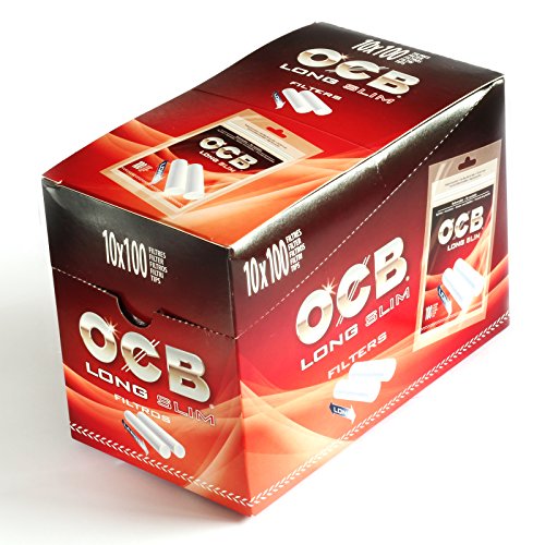 Filtro para Cigarros OCB Slim Long (100 Un) OCB - Acessórios de fumar - cigarros, slim long, 100 unidades