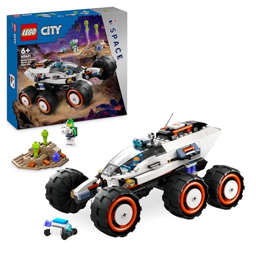 LEGO City - Rover Explorador Espacial e Vida Extraterrestre (Idade Mínima: 6) LEGO - Brinquedos - espaço, astronautas, alienígena, geysers
