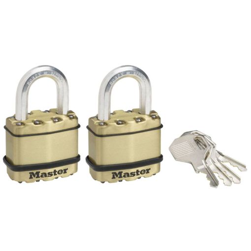 Cadeado Antirroubo MASTER LOCK M1BEURT | Vermelho Master Lock - Fechaduras e chaves - antirroubo, metal, latão, ferro