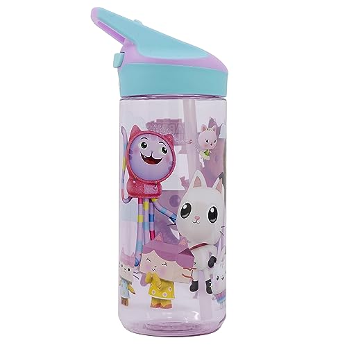 Garrafa Reutilizável STOR Gabby'S Dollhouse (620 Ml) Stor - Garrafas de engarrafamento - 620 ml, tritan, abertura automática, reutilizável