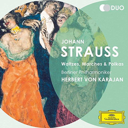 CD Karajan/ BP - Strauss Waltzes and Marches Deutsche Grammophon - Música e gravações de som - karajan, bp, walzer, marchas