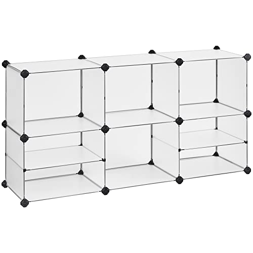 Estante SONGMICS Branco (Plástico - 30x40x30cm) SONGMICS - Prateleiras industriais - branco, plástico, 30x40x30cm