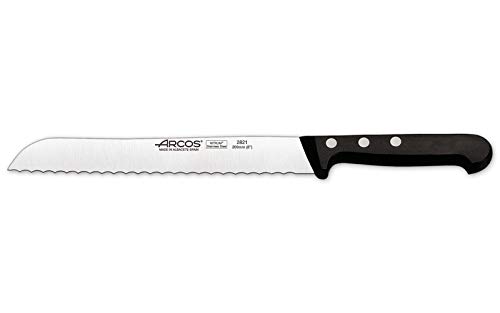 Faca de Cozinha Arcos 282104 | Preto, Inox Arcos - Facas de cozinha - preto, inox, aço inoxidável, 20x10 cm