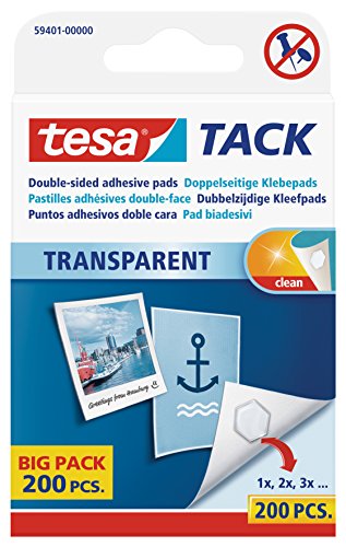 Etiquetas Autocolantes TESA 59401-00000 (Branco - 200 Unidades) TESA - Fita adesiva de ferragens - autocolantes, duplos, alta qualidade, removível