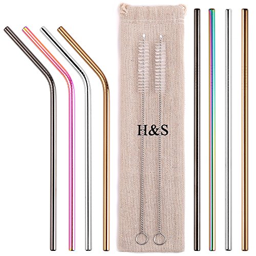 Conjunto de Escovas de Dentes H+S (8 Un) H&S Alliance UK Ltd - Canudos e mexedores de bebidas - conjunto, escovas, dentes, h+s, 8 unidades, aço inoxidável