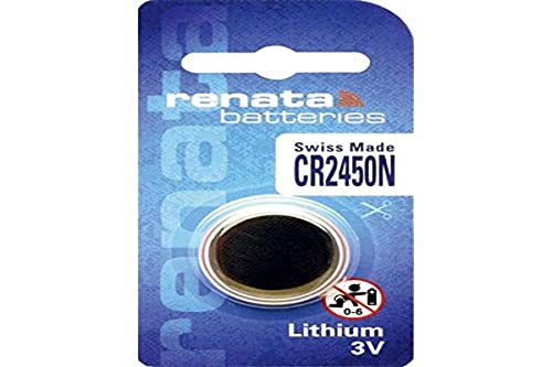Pilha RENATA CR2450N (3V - Alcalino - CR2450) Renata - Baterias - alcalino, 3V, CR2450, 600 mah