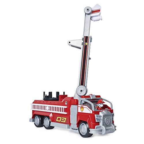 Carro de brincar Spin Master PAW Patrol Marshall's Transforming Movie City Fire Truck (Peluches e Bonecas) Spin Master - Brinquedos - 