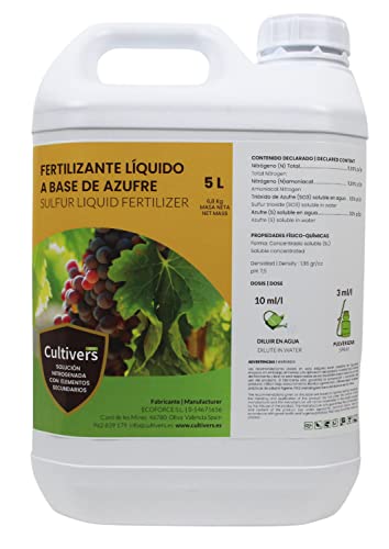 Cultivadores Azufre Sistema 5L Cultivers Ecoforce - Adubos - azufre, sistema, cultivadores