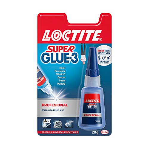 Cola Instantânea LOCTITE Profissional Transparente 20 G Henkel - Cola e adesivos de hardware - transparente, resistente à água, temperatura extrema, superfície grande