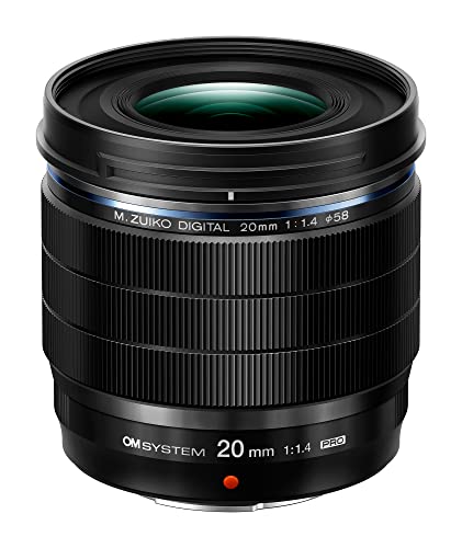 Objetiva OLYMPUS M.ZUIKO Digital ED 20mm F1.4 PRO OM Digital Solutions GmbH - Lentes de câmera - 20mm, f1.4, wide lens, estabilizador de imagens