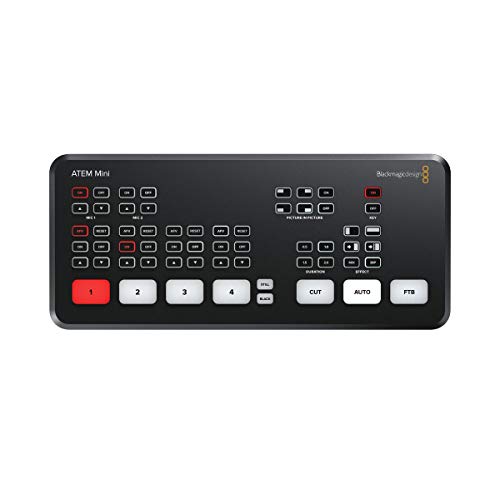Blackmagicdesign Atem Mini Pro Video Switcher-Usa Preto Blackmagic Design - Áudio - hdmi, usb, ethernet lan, preto