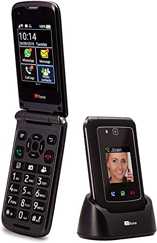 Telemóvel Sénior TTPHONE Titan TT950 Preto TTfone - Telemóveis - sénior, bateria longa, botões luminosos, fácil utilização