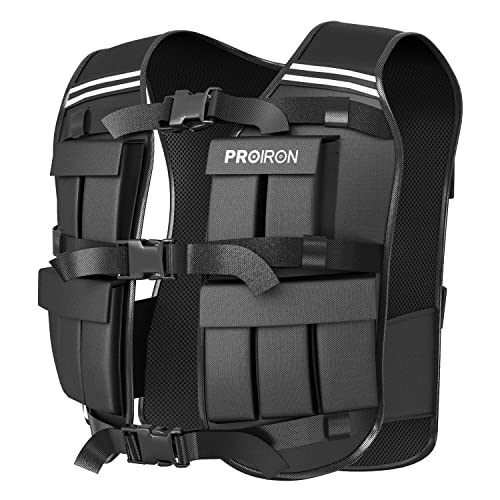Proiron Chaleco Lastrado 10/20Kg Incl 20 Pacotes De Peso Regentworks - Vestuário ponderado - chaleco ponderado, 10 kg, 20 pacotes peso, ajustável, portátil