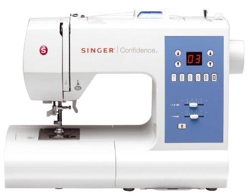 Máquina de Costura Singer 7465 (1.100 x 150 mm) Singer - Máquinas de trabalho de tecidos - 1.100 x 150 mm, metal, plástico, preto