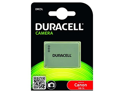 Pilha Recarregável DURACELL DRC5L 1100mAh Duracell - Baterias para câmera - 1100mAh, ião-lítio, 3,7V, câmara digital