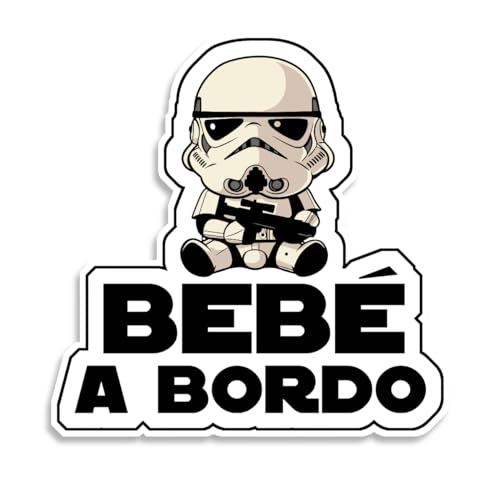 Bratikishop Pegatinha de Carro Bebé Stormtrooper Bratikishop - Materiais de arte e artesanato - pegatinha, carro, bebé, stormtrooper