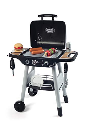 Brinquedo de Praia SMoby Barbecue grill com 18 acessórios (Idade Mínima: 3) Smoby - Cozinhas de brinquedo e alimentos de brincar - 18 acessórios, 3 anos, barbecue, chapa, grelhador