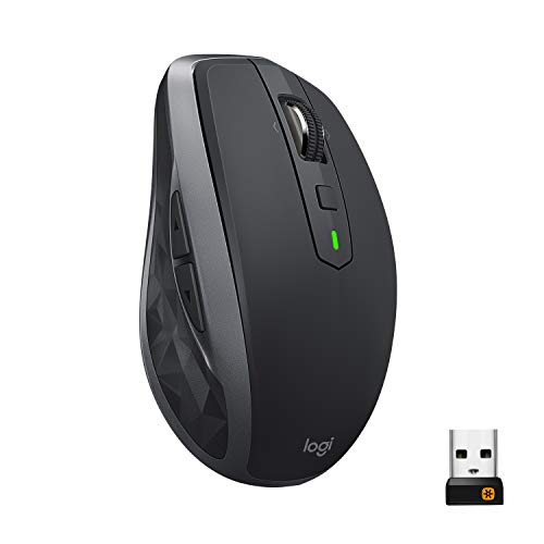 Rato Wireless Logitech Anywhere 2S | 4000 DPI | Cinza Logitech - Ratos e trackballs - wireless, 4000 dpi, cinza