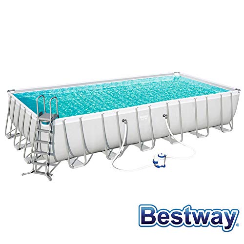 Piscina Tubular BESTWAY Cinzento (732x366x132cm) Bestway - Piscinas - tubular, cinzento, 732x366x132cm