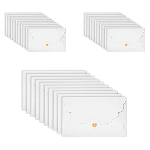 Sobres de Bege, 30 Peças Sobres Pequenos Vintage ASFINS - Envelopes - 30 peças, papel kraft, resistente, vintage