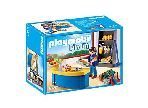 Playmobil 9457 conjunto de bonecos temáticos para crianças PLAYMOBIL - Conjuntos de brinquedos - supermercado, funcionário, acessórios, cafeteria