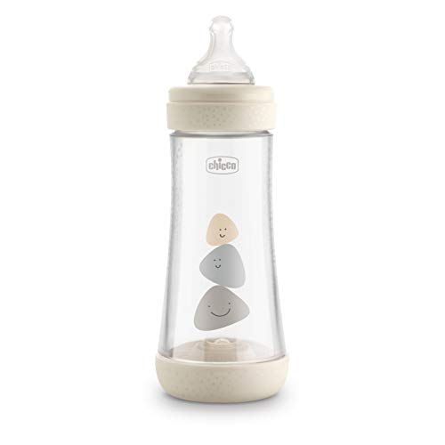 Chicco Perfect5 Biberão 4 Meses (300 ml) Chicco - Biberões - 4 meses, 300 ml, anti-cólicas, ergonómica