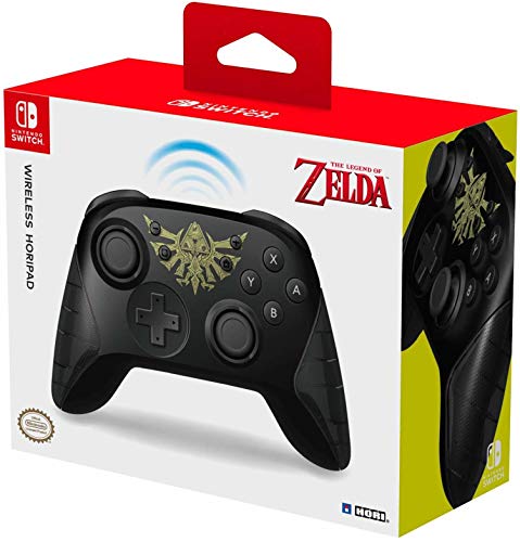 Comando sem fios para Nintendo Switch HORI HoriPad The Legend of Zelda Hori - Controlos de jogo - sem fios, 10 metros, joystick analógico, recarregável