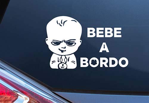 Autocolante para Porta-Caneta BABY BOSS ON BOARD CrisPhy - Materiais de arte e artesanato - autocolante, portacaneta, baby boss