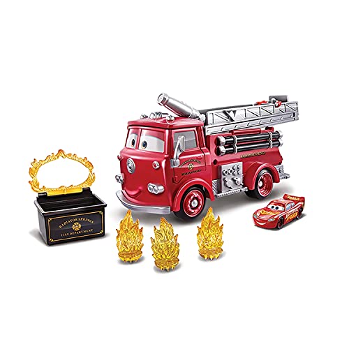 Camião de Bombeiros CARS 2 em 1 Vermelho (Idade Mínima Recomendada: 3 anos) Mattel - Caminhões de brinquedo & veículos de construção - camião, bombeiros, vermelho, idade mínima recomendada