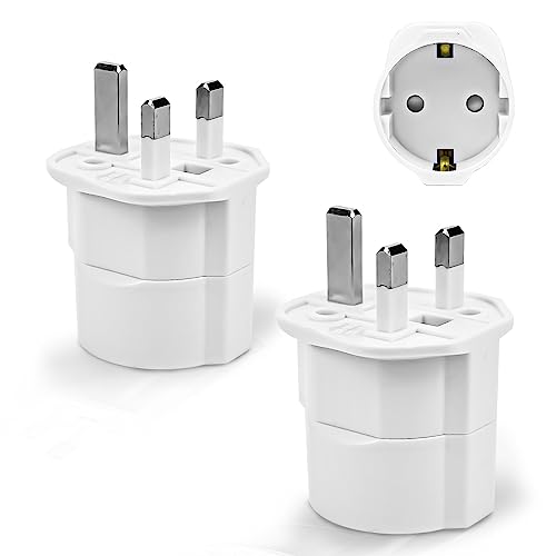 Adaptador de Viagem TOTTO 2 Peças (UK - Espanha) Towkom - Conversores e adaptadores de viagem - 2 polos, reino unido, 5 cm, 13A