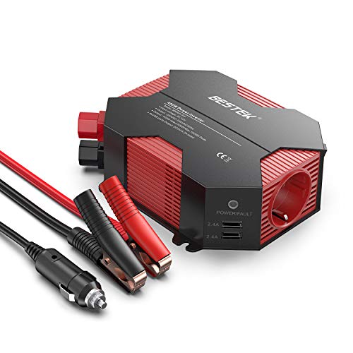Adaptador Auto BESTEK MRI4013IU (12 V - 400 W) BESTEK - Inversores de energia - 12 v, 400 W, transformador
