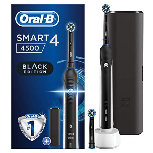 Escova de Dentes Elétrica ORAL-B Smart 4 4500 CrossAction Preto Oral-B - Escovas de dentes - eletroesféricos, oscilação, preto, crossaction