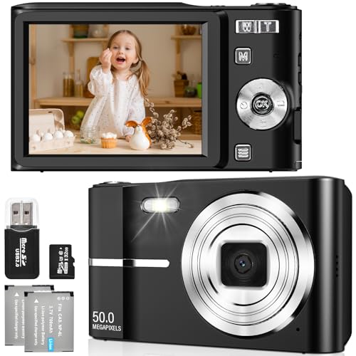 Máquina Fotográfica Compacta FAYIBUY 50MP FAYIBUY - Câmeras digitais - compacta, 50mp, vídeo hd, zoom ótico