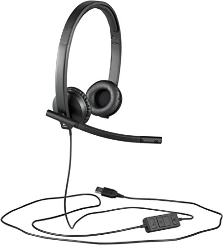 Auscultadores com Microfone Logitech H570e Preto Logitech - Fones de ouvido e headsets - usb 2.0, com fios, com microfone, preto