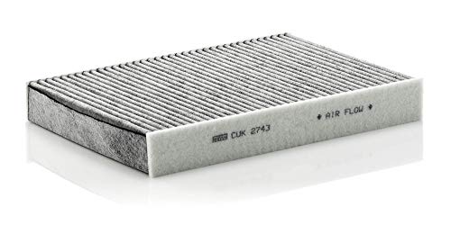 Filtro de Ar Condicionado MANN FILTER Cuk 2743 MANN FILTER - Aquecimento, ventilação e ar condicionado - filtro, peugeot, preto, prateado