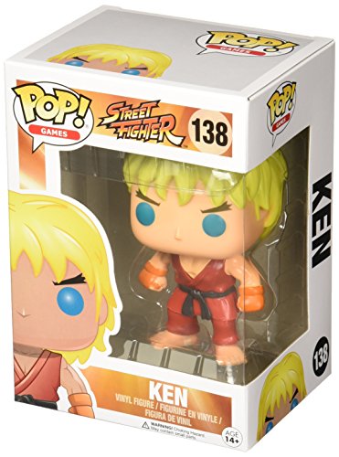 Figura FUNKO POP! Street Fighter: Ken Masters Funko - Bonecos de ação e brinquedo - figura, funko pop, street fighter, ken masters, pvc, altura
