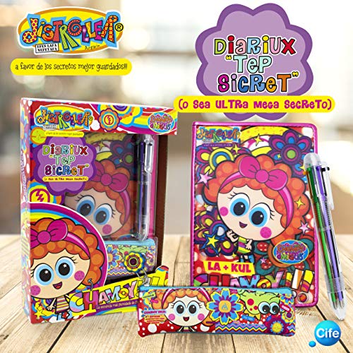Caderno de Desenhos CHAMOY Diary com Acessórios Chamoy - Cadernos e bloco de notas - acessórios, personalizado, autocolantes