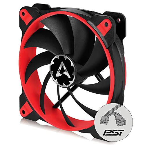 Arctic Bionix F120 Caixa de Computador Ventoinha 12 Cm Preto Vermelho Arctic - Peças de refrigeração de sistema de computador - ventoinha, 1,2 cm, preto/vermelho