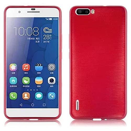 Capa para Huawei Honor 6 Plus Vermelho CADORABO - Capas para telemóveis - proteção, traseira, laterais, amolgadelas