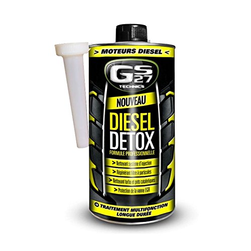Diesel Detox Gs27 Tecnico 1L 1L (Veículos) GS27 - Aditivos de desempenho para veículos - limpeza, manutenção, motores a diesel, remover óleo de combustível