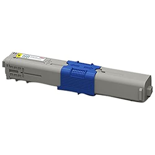 Toner OKI 43391301 Amarelo (Consumível Informática e Tel.) OKI - Cartuchos de toner e jato de tinta - 5000 páginas, laser, amarelo, oki c510/530