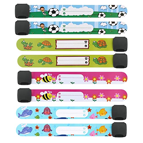 Bracelete de Identificação para Crianças 8 Unidades MEETTIKEY - Acessórios de rádio de comunicação - identificação, crianças, 8 unidades