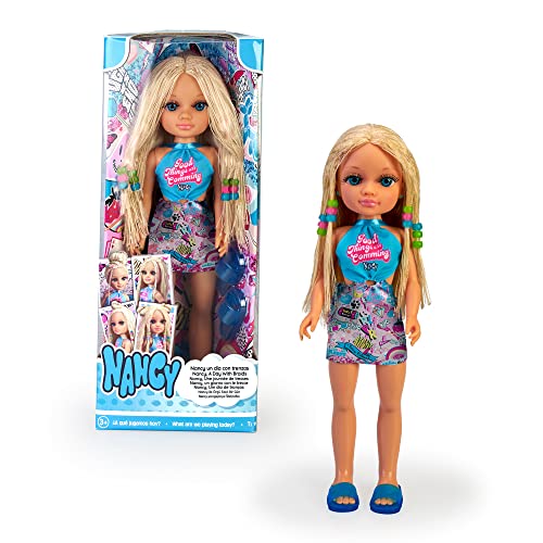 Boneca NANCY Un día de trenzas rubia (Idade Mínima: 4 Anos) 
Marca:
Famosa
 - Brinquedos - trenças, acessórios, sandálias, saia
