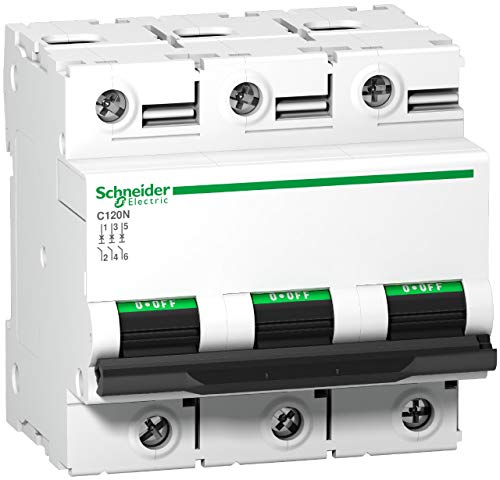 Disjuntor Schneider Electric C120N | Branco Schneider Electric - Interruptores elétricos - interruptor automático, curva, caixa branca, schneider electric