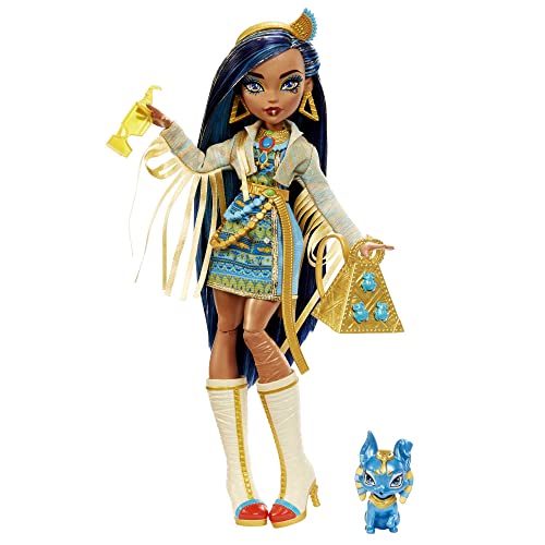 Boneca MONSTER HIGH Cleo de Nile (Idade mínima recomendada: 4 anos) Mattel - Bonecas - monster high, cleo de nile, pvc, 4 anos
