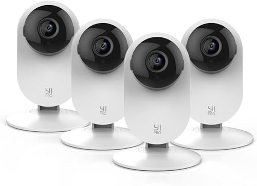 Câmara de segurança IP interior YI TECHNOLOGY Pro 2K | Branco (Domótica) YI Technology - Câmeras de vigilância - 2k, 1080p, visão noturna, áudio