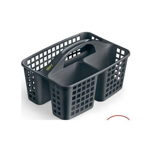 Caixa de Arrumação MERY 17000-0000 (Cinzento) Mery - Armazenamento e organização - cinzento, limpeza, 3 compartimentos, 23,3x31x19cm