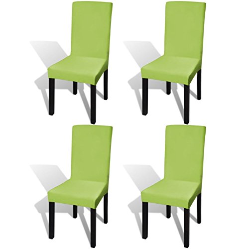 Cobertura para Cadeira VidaXL 4x | Castanho (Cozinha e Casa de Banho) vidaXL - Roupa de cama e cama - castanho, cozinha, casa de banho